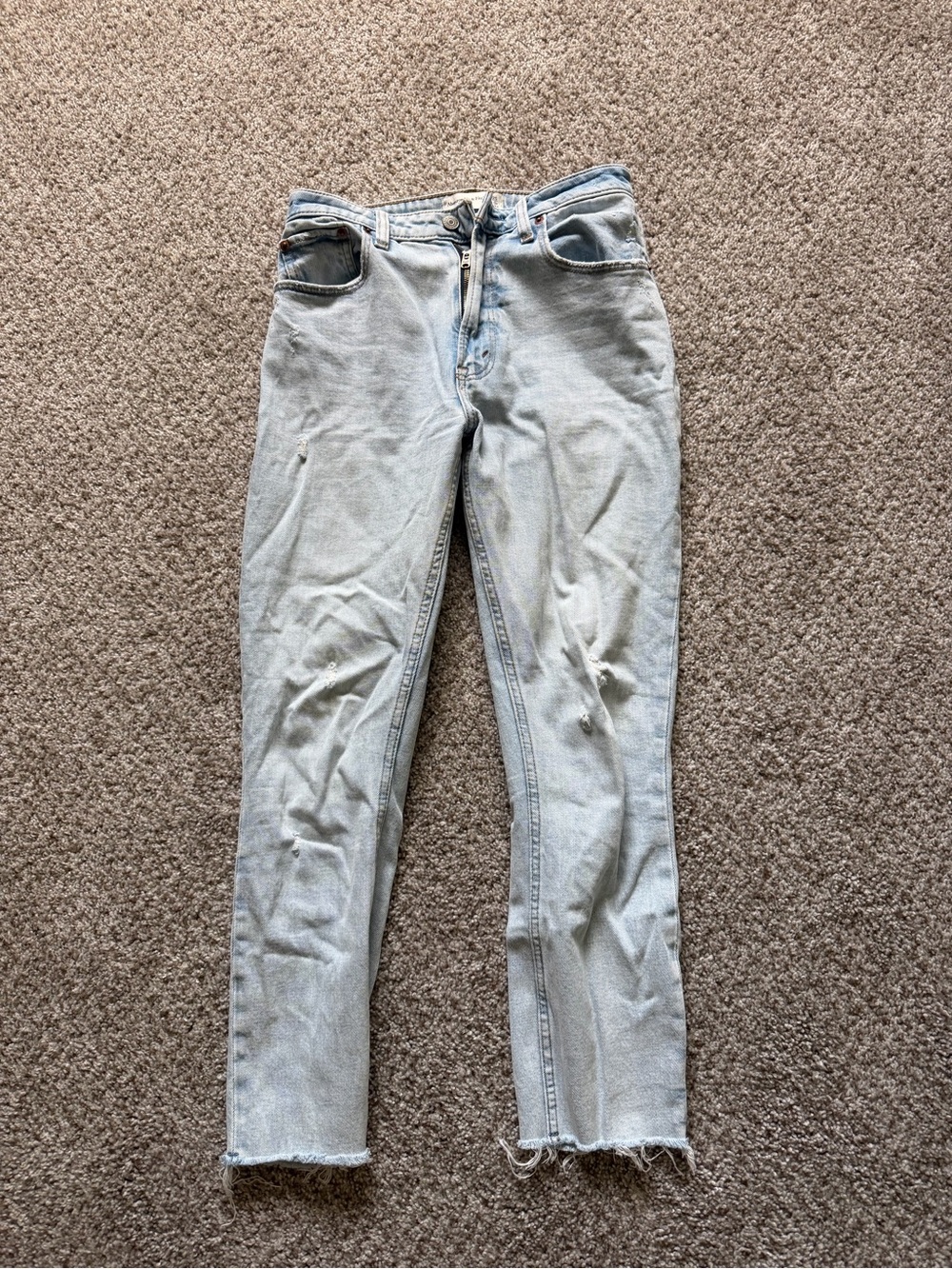 Abercrombie & Fitch Light Blue Skinny Jeans